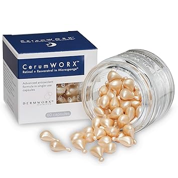 retinol night serum capsules