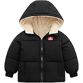 Vmterliya Baby Winter Coats, Outerwear for Toddler Kids Infants Boys Girls Light Puffer Warm Hooded Down Jacket for 2-7 Years
