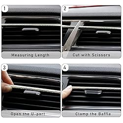 Kewucn 20 PCS Car Air Conditioner Vent Decorative