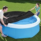 Bestway Flowclear Cover for Fast Set Pools 280 cm Black view 2
