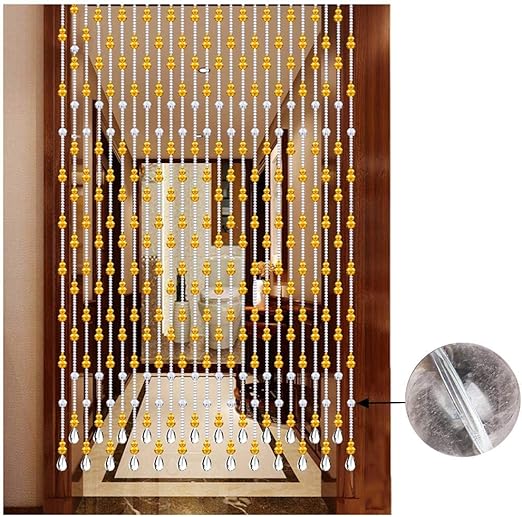 WENYAO Crystal Door Beads Curtains, Overlay Doorways Decoration Panel