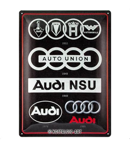 Amazon.com: Nostalgic-Art Retro Tin Sign, 30 x 40 cm, Audi