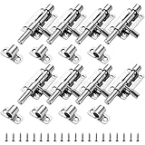LANIAKEA 8pcs Slide Barrel Bolt Latches 4 Inch 304
