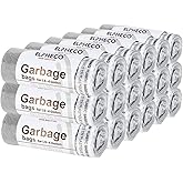 ELPHECO 2.5 Gallon Trash Bags │ 15 Liters Drawstring Garbage Bags │ Small Trash Bags For Bathroom Office Living Room Use │ Su