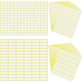 2940 Pcs 9X13 MM Matte Small White Labels Stickers and 1260 Pcs 10X31 MM Blank Labels, White Labels Stickers to Write on, Stick on Adhesive Sticky Labels for Jars Boxes File Folders Envelopes Kitchen
