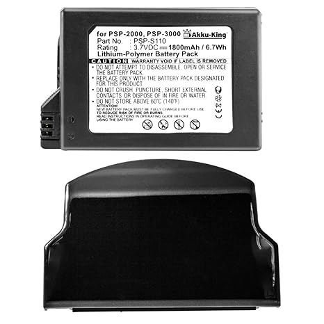 King 20112181 Lithium-Polymer-Akku 1800 mAh 3.7 V – Akkus (1800 mAh, Lithium Polymer (Lipo), 3,7 V, 6.66 Wh, Schwarz, Weiß)