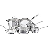 Farberware Millennium Stainless Steel Cookware Pots and Pans Set, 10 Piece