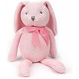 FLUFFYFUN Plush Baby Bunny Rabbit Stuffed Animal Toy 12" (Pink)