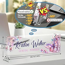 Custom Office Name Plate for Desk - Desk Name Plate