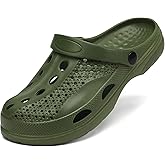 SOSOWHLTE Men's Women's Arch Support Clogs,Unisex Garden Shoes Comfortable Slip-on Outdoor Sandals Slippers for Beach Casual