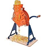 WYJREES Corn Sheller Hand Crank, Steel Corn Cob Thresher with Stand | Manual Quick Corn Cob Stripper Tool for Home Use, Heavy Duty Corn Cob Stripper for Farms and Families