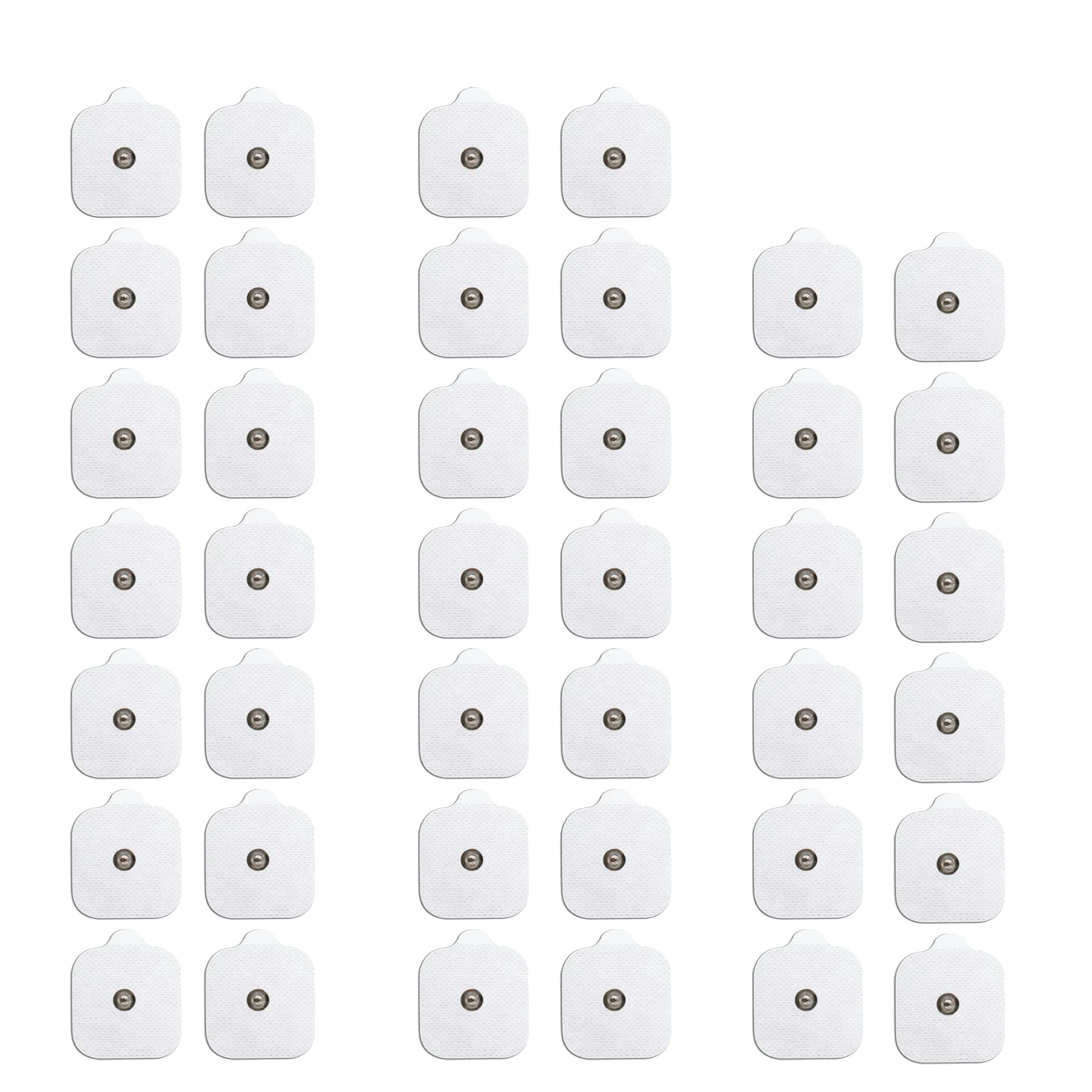 MED-FIT Flexi iSTIM 5 x 5 cm 40 pads Stud TENS SELF Adhesive Pads FIT BEURER, SANITAS and VIRTUALLY All TENS Massage Machines ON Amazon