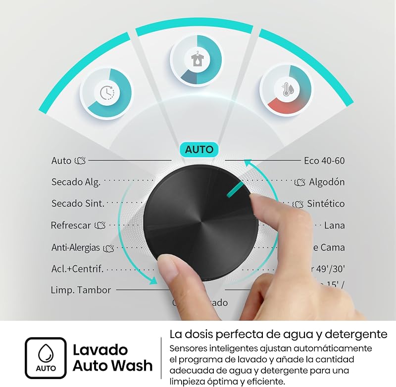 WD1I9042BTF2 - Máquina de lavar e secar 9 kg/5 kg, 47cm de profundidade, 1400 rpm, 59' Lavagem e Secagem, Dispensador Automix, Programa de Lavagem Automática, Função Anti-rugas, Lavagem a jato pura, Função de vapor a 99,9%, Prata