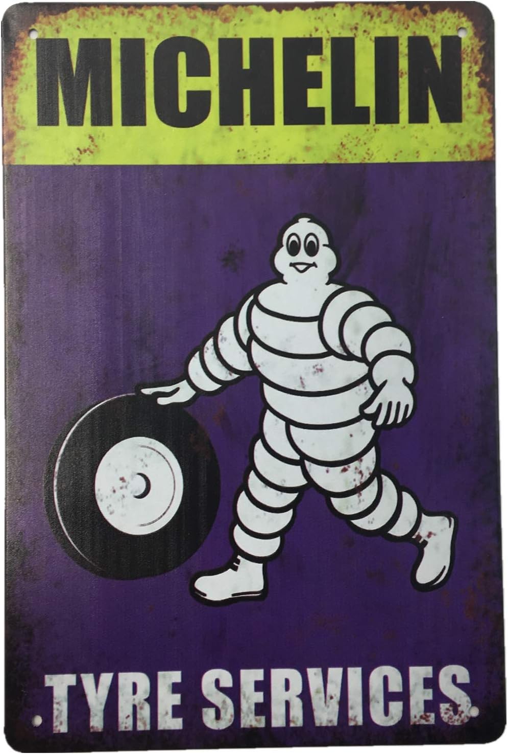 AIQIBAO Metal Vintage Tin Sign Decor-Football for Home Bar Pub Outdoor Indoor Funny Retro Wall Art Sign 12