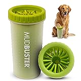 Dexas MudBuster Portable Dog Paw Cleaner, Green