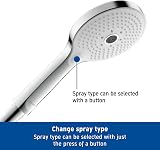 Duravit UV0650017010 Universal Shower Head Chrome White 3 Spray Types view 4