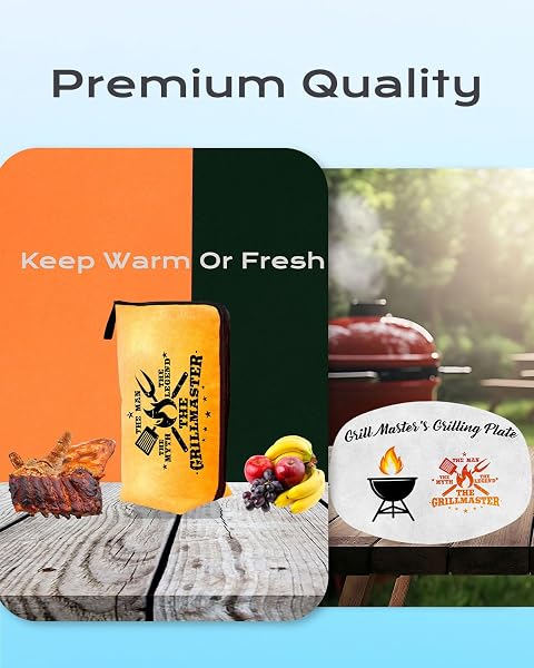 GIFTAROO GRILLING SMOKER APRON & BBQ BLANKET ACCESSORIES GIFTS FOR HUSBAND, FUNNY CHRISTMAS & BIRTHDAY BARBECUE ACCESSORIES TOOLS GIFTS FOR MEN WHO HAVE EVERYTHING