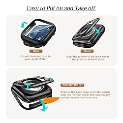 2-Pack Goton Waterproof Apple Watch Case for SE