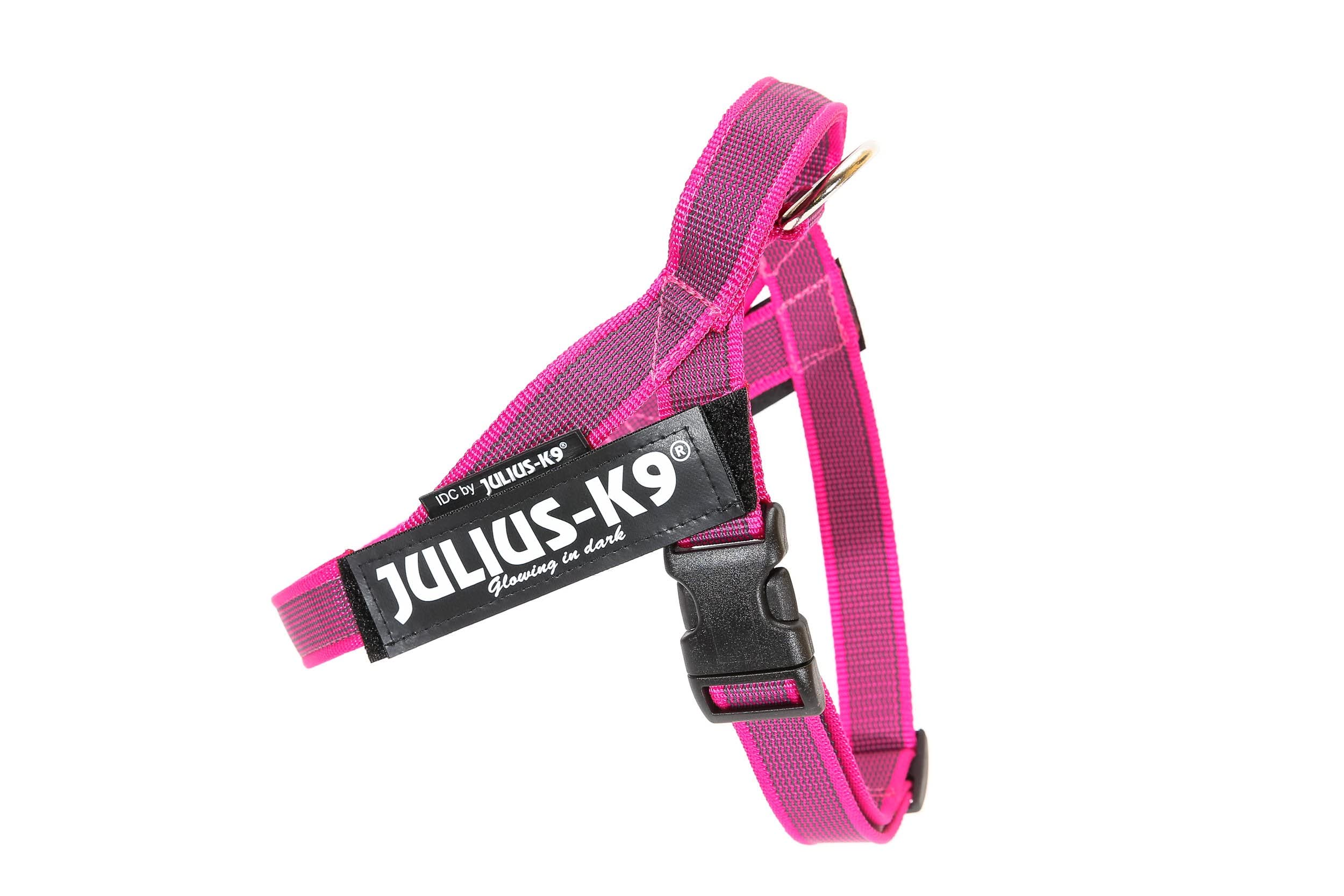 Julius-K9, IDC Color & Gray Belt Harness, Size: S/Mini, Pink-Gray