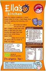 Ella's Kitchen Sweetcorn & Carrot Melty Sticks 16g 7 Months+ view 3