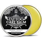 Tattoo Aftercare Balm for Fast Soothing & Deep Moisture, Non-irritating Formula Prevent Scarring & Long-Lasting Hydration, Protects New Tattoo & Rejuvenates Old Tattoos, 100g/3.527oz