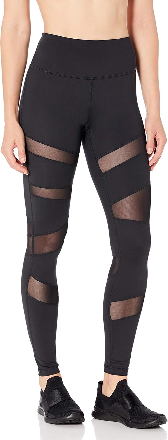 Amazon Brand - Core 10 Women's (XS-3X) 'Icon Series' The Warrior Mesh High Waist Yoga Legging -28