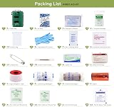 BearHoHo 255PCs Pro First Aid Kit Emergency Trauma Kit Waterproof view 6