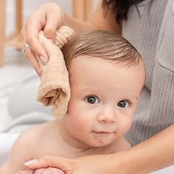 Comfy Cubs Muslin Baby Washcloths 6 Pack - Soft