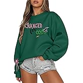 Musical Movie Sweatshirt for Women: Changed for Good Embroidered Long Sleeve Crewneck Loose Witches Pullover Top