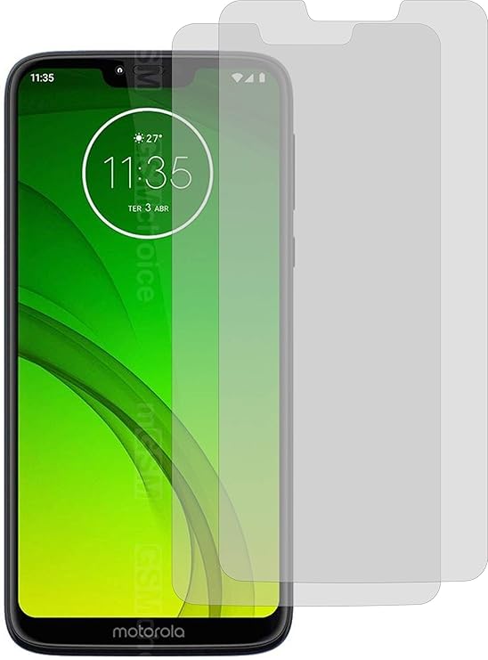 2X ANTIREFLEX matt Schutzfolie für Motorola Moto G7 Power Displayschutzfolie Bildschirmschutzfolie Schutzhülle Displayschutz 