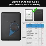 TQQ Kindle Case 6 Inch 11th Gen 2024 2022 Premium Slim Cover Auto Wake view 2
