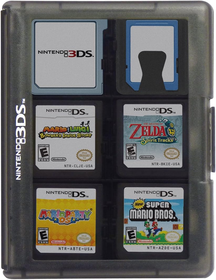 Amazoncom Nintendo 3ds Game Card Case 24 Black Video Games
