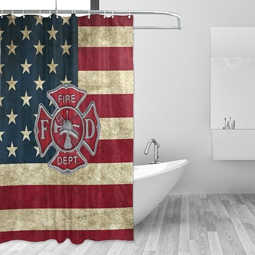 Amazon Com Donnapink Fire Department Logo Firefighter Waterproof