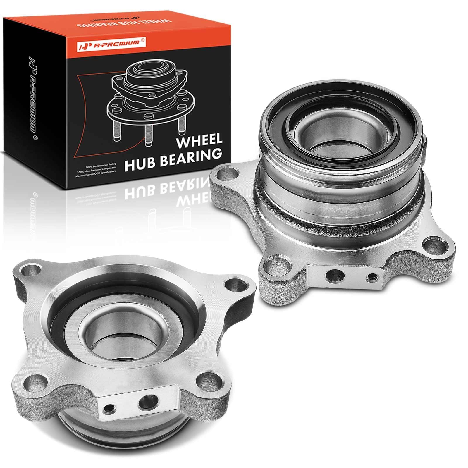 Photo 1 of A-Premium 2 x Rear Left Wheel Bearing and Hub Assembly Compatible with Toyota 4Runner 2003-2020, FJ Cruiser 2007-2014 & Lexus GX470 2003-2009, GX460 2010-2019