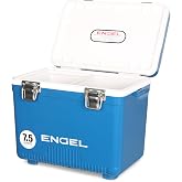 Engel UC7 7.5qt Leak-Proof, Air Tight, Drybox Cooler and Small Hard Shell Lunchbox for Men and Women