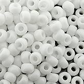 Miyuki Round Seed Beads Size 6/0 20g Opaque White