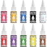 Gel Food Coloring Set for Cake Decorating - AGQ Edible Neon Gel Based Food Color, 3.5Oz Concentrated Food Dye Tasteless…