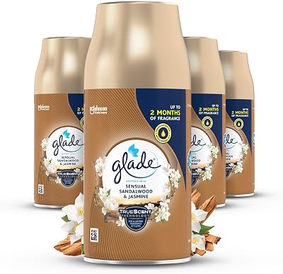Glade Automatic Air Freshener Refills Sandalwood Jasmine 4 x 269 ml