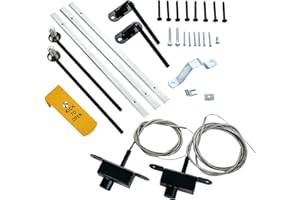 HOUSAGIES Grisham WB-QR/Window Bar Quick Release Kit,White