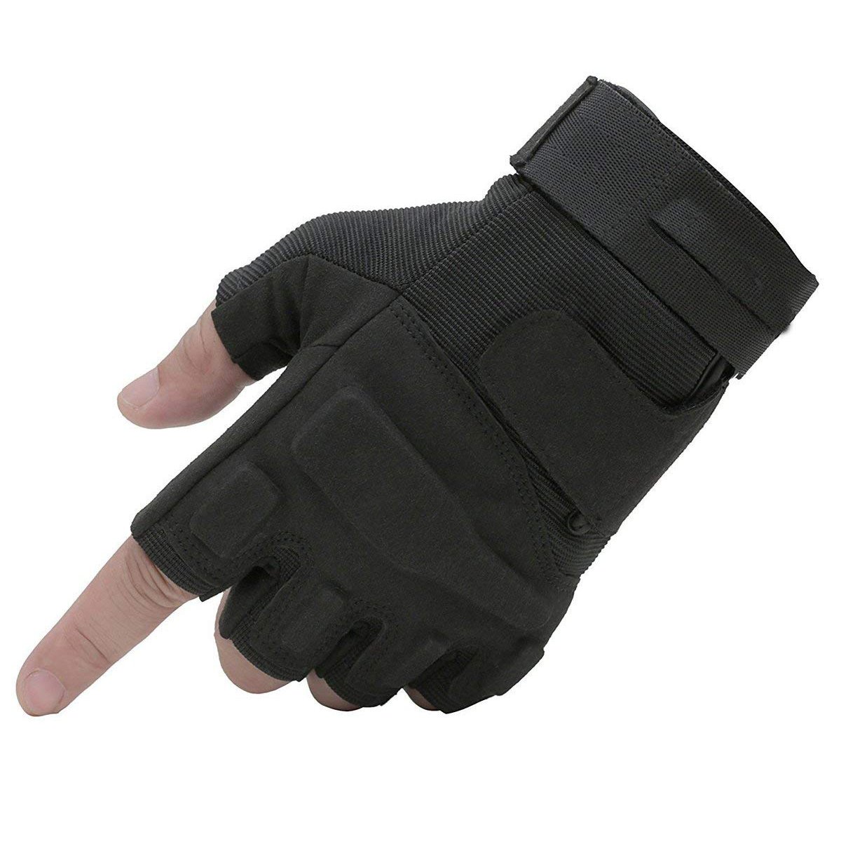 LONGQI antidérapant Yoga Fitness Haltères Course Sports d\'équitation moitié Gants à Doigts
