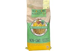 WHOLESOME HARVEST Homestead Harvest Non-GMO Whole Grain Heritage Hog Feed 16% for All Classes of Swine - 40 lb