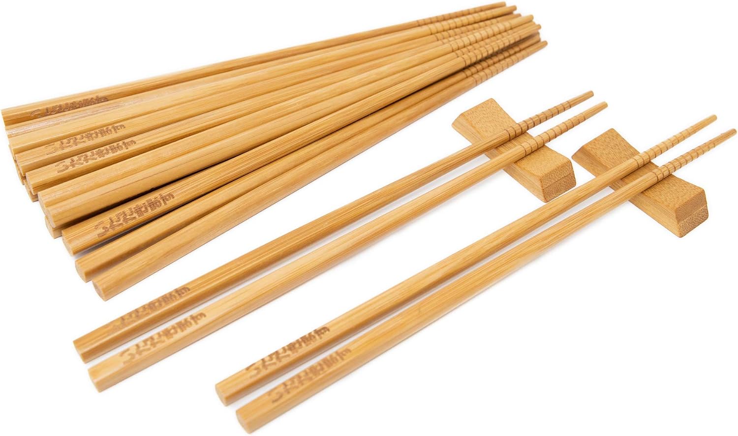 Bamboo Chopsticks Reusable Chopsticks Wooden Chopsticks Set 10 Pairs 9