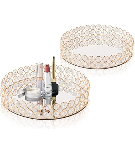 Vassoio Portagioielli Con Specchio Godinger – Glam Vanity, 20x20 Cm - 6