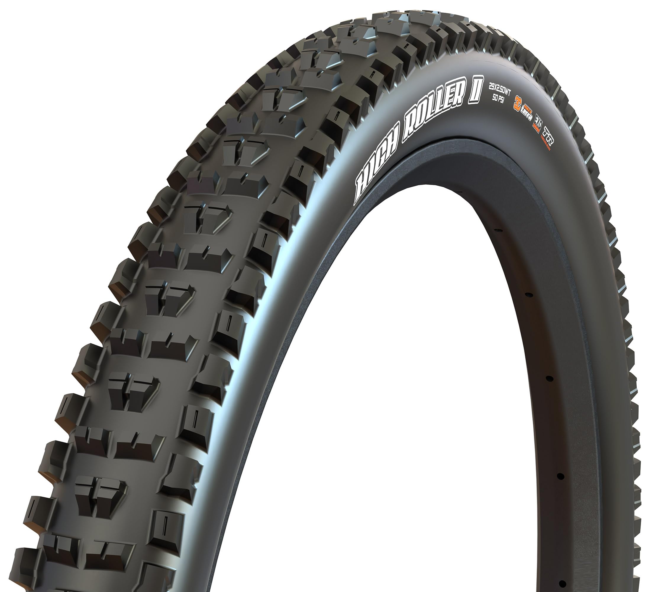Maxxis High Roller Folding 3c Maxx Terra Tr/dd Tyre - Black, 27.5 x 2.50-Inch