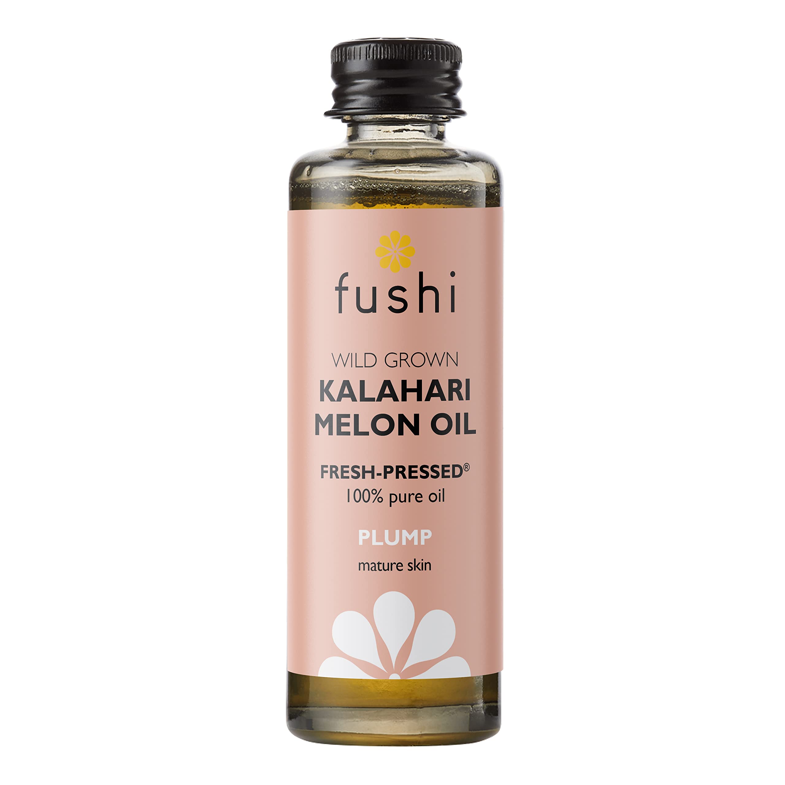 Fushi Kalahari Melon Seed Oil, Fresh-Pressed, Rich in Vitamin E, 70% Linoleic Acid , Best for Wrinkles, Elasticity & Skin Repair , Antioxidant & Non-comodogenic , Vegan & Made in the UK