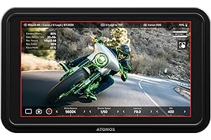 Atomos Shinobi II HDMI 4K Monitor with HDR Touchscreen, All Day Battery Life, and Lightweight Design (Black)