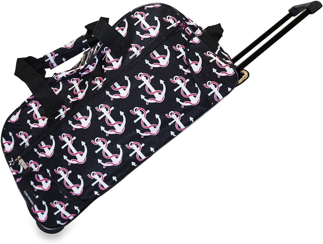 pink rolling duffle bag