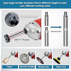 Angle Grinder Extension Shaft Rod,14pcs Angle