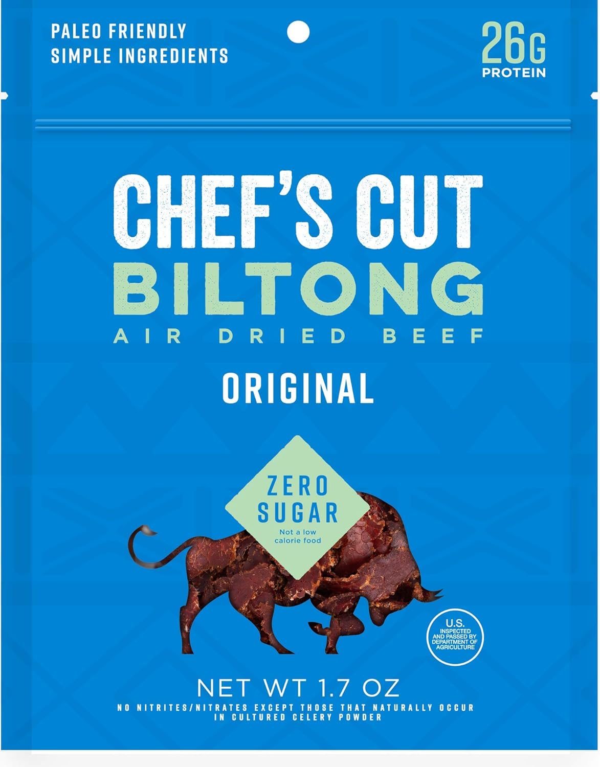 Chef's Cut Original Biltong Beef, 1.7 oz (Pack of 4)