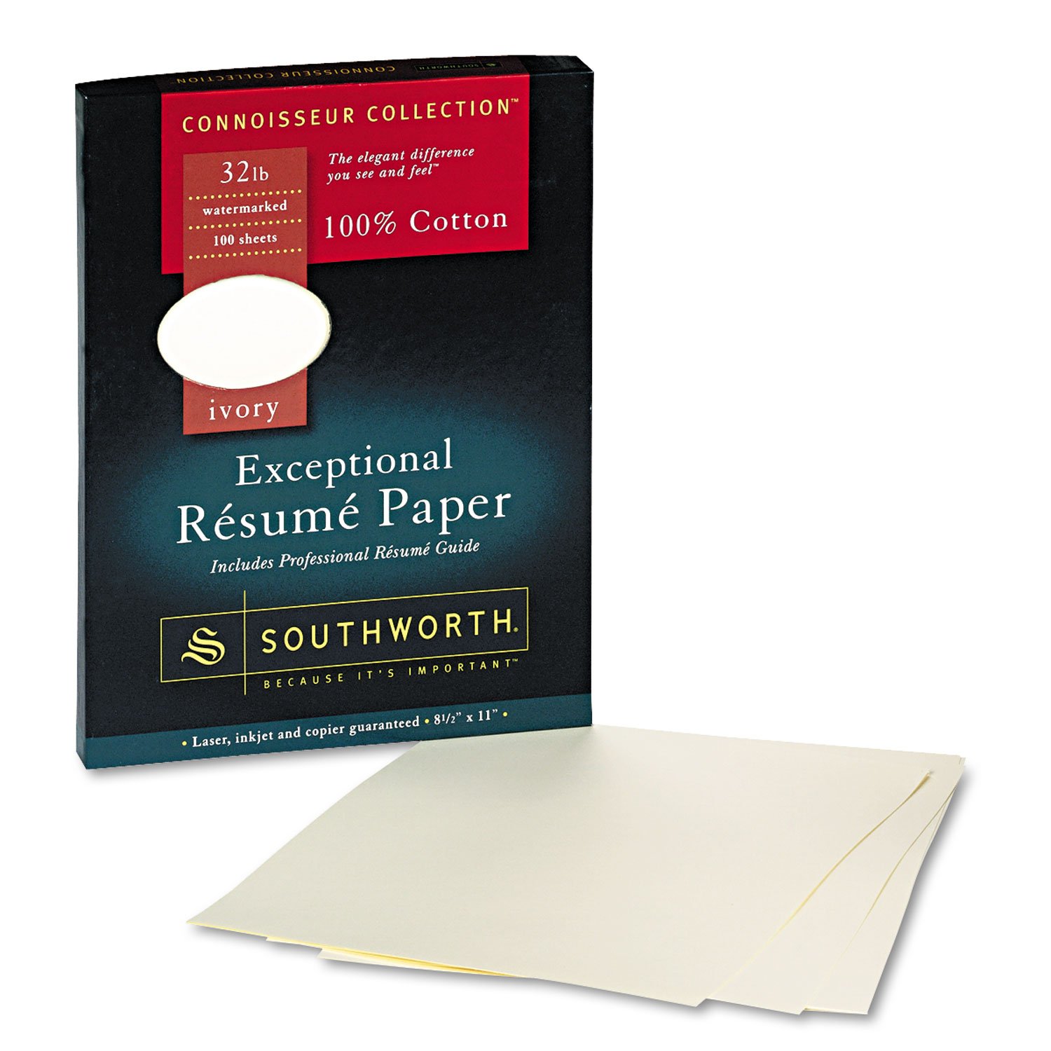 Southworth SOURD18ICF - 100% Cotton Resume Paper